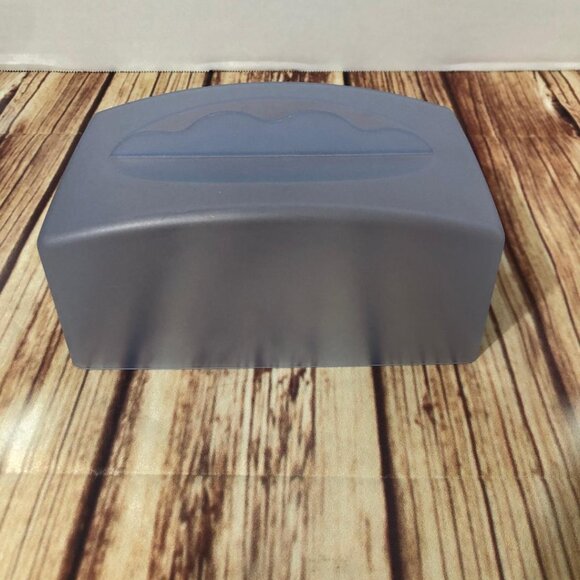 Tupperware Impressions Large Butter Cheese Keeper Bottom/Lid Sheer Blue 3672A-3 - Picture 10 of 14